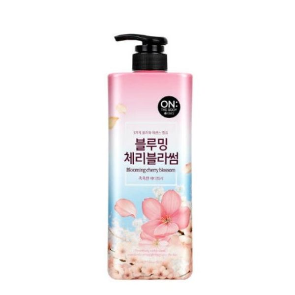 韓國食品-[ON:THE BODY] Blooming Cherry Blossom Body Wash 900g