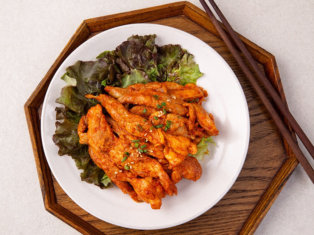 韓國食品-[블루스트리트] 세미계 양념 닭목순살 직화구이 200g