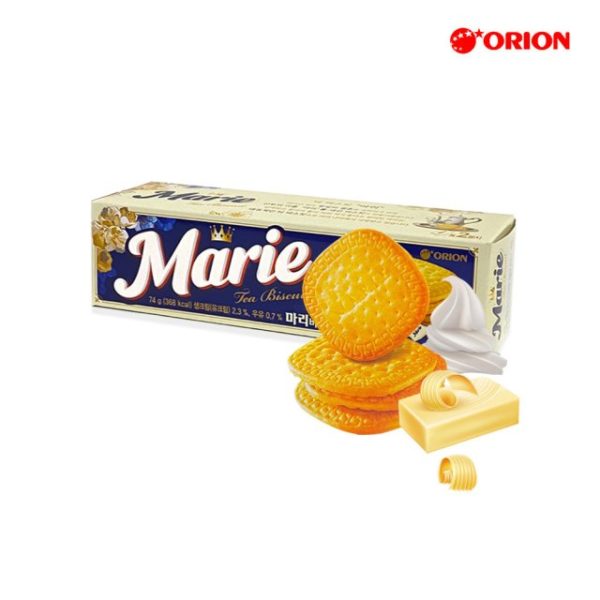 韓國食品-(Expiry Date: 8/6/2024) [Orion] Marie Biscuit 74g