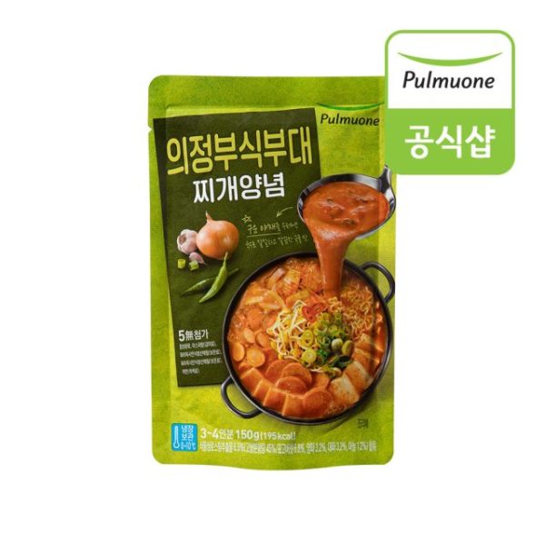 韓國食品-(Expiry Date: 20/5/2024) [Pulmuone] Uijeongbu Style Spicy Sausage Stew Sauce 150g