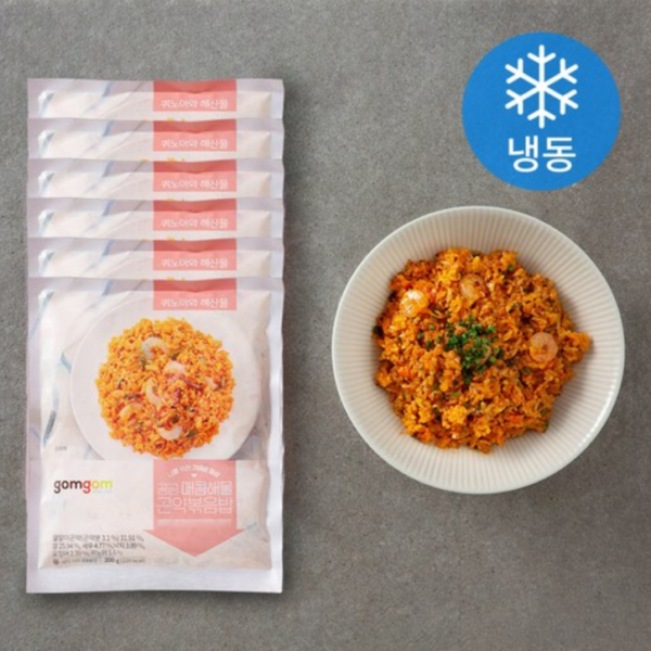 韓國食品-[Gomgom] Mixed Grains Konjac Fried Rice (Spicy Seafood) 200g