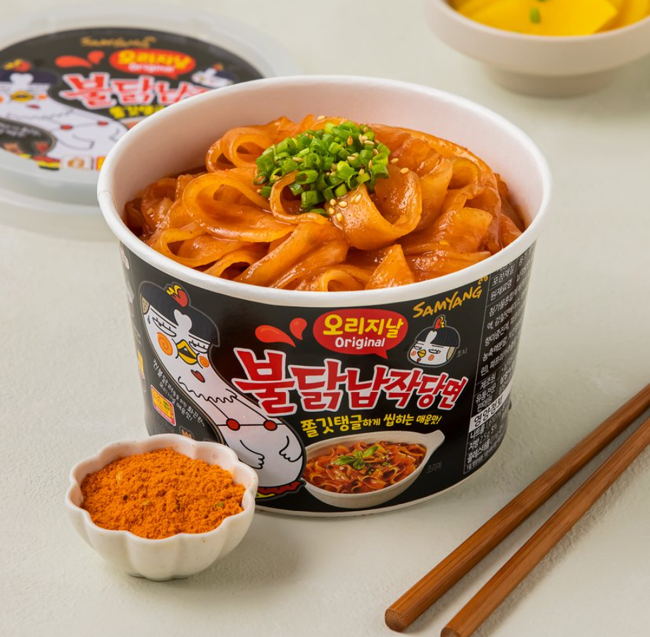 韓國食品-[Samyang] Hot Spicy Mix Instant Flat Vermicelli Cup 155.5g