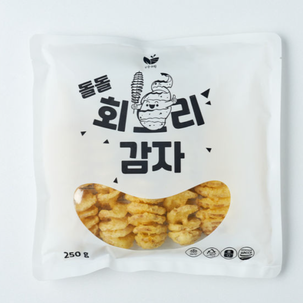 韓國食品-[다예]돌돌 회오리감자 5개입 250g
