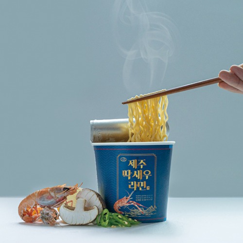 韓國食品-[HANOLLE] (5ea) Jeju Red-banded Lobster Cup Ramen