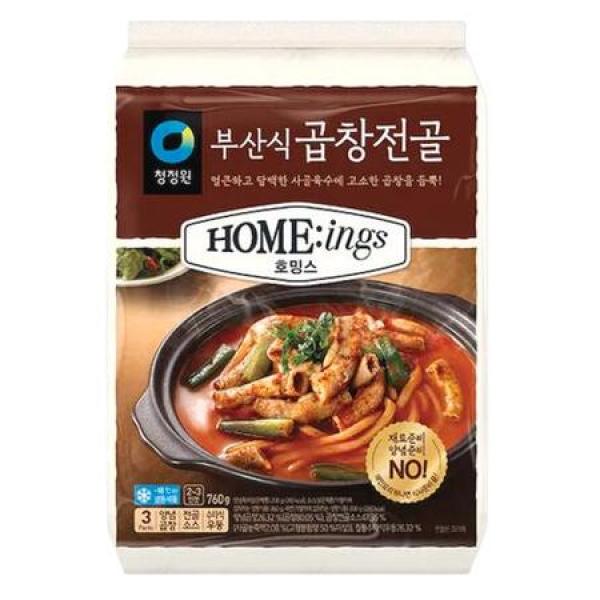 韓國食品-[CJO] Home:ings Tripe &Rice Cake Hotpot 760g