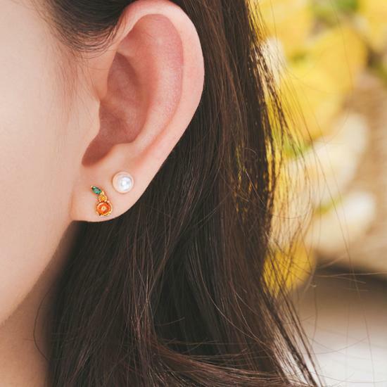 韓國食品-[WINGBLING] (4pcs) Jeju Earring/Piercing Set