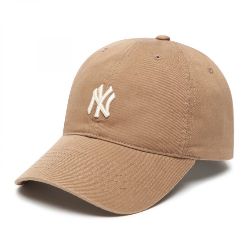 MLB Rookie Ball Cap 3ACP7701N-50BGS beige NY unisex hat
