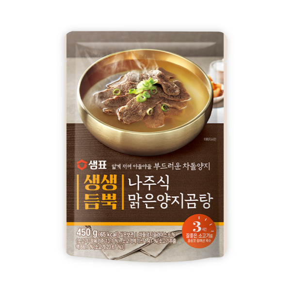 韓國食品-[膳府] 羅州牛腩牛骨湯 450g