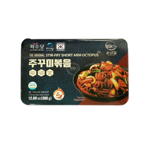 韓國食品-[Hwawoodang] Stir-fried Short Arm Octopus 360g