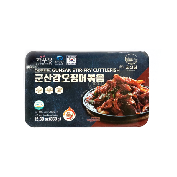 韓國食品-[Hwawoodang] Gunsan Stir-fried Cuttlefish 360g