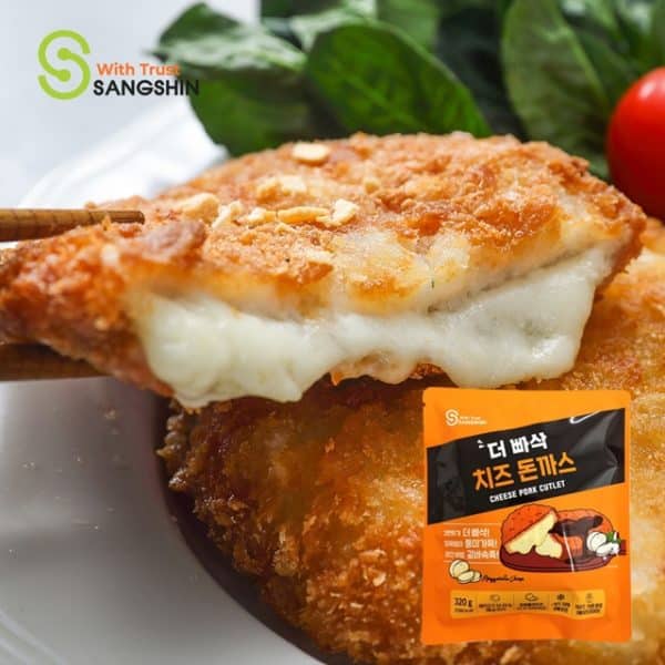 韓國食品-[Bbasakmarket] Cheese Pork Cutlet 320g