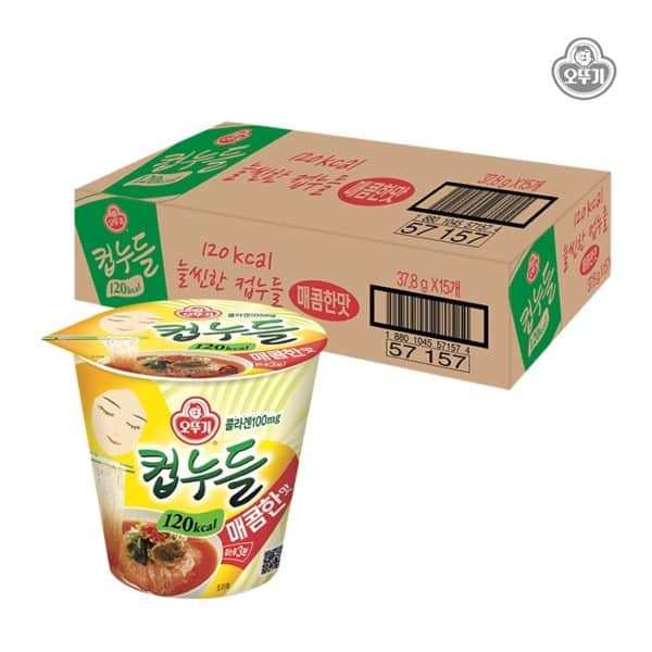韓國食品-[不倒翁] 杯粉絲 [辣味] 37.8g 15件 (原箱優惠)