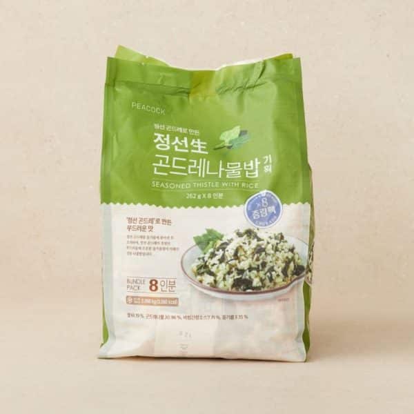 韓國食品-[Peacock] Seasoned Thistle With Rice 262g*8 2096g