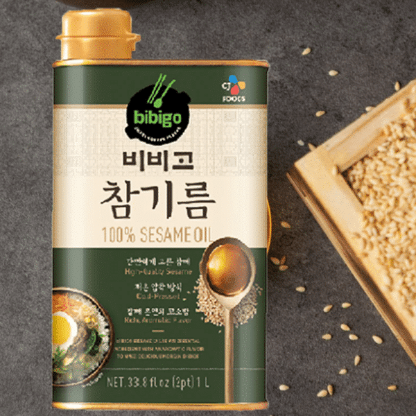 韓國食品-[CJ] Bibigo 芝麻油 (100%) 500ml