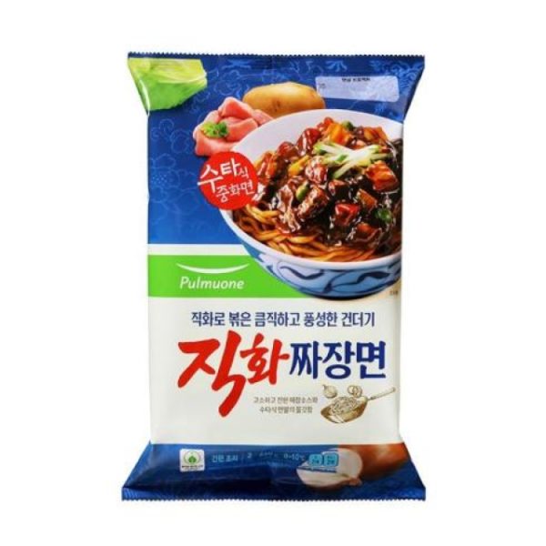 韓國食品-[풀무원] 직화 짜장면 (2인분) 660g