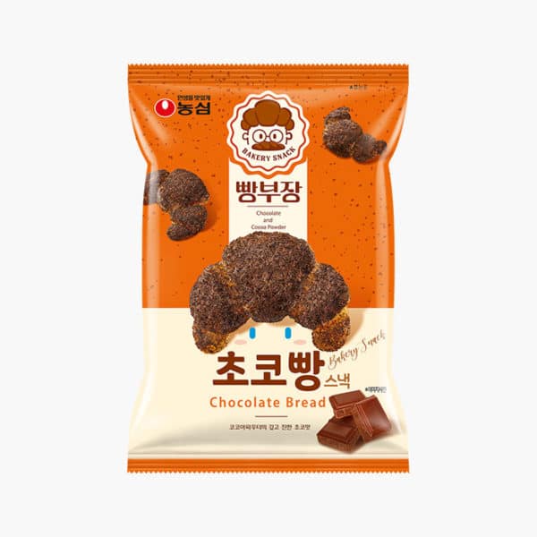 韓國食品-[Nongshim] Choco Bread Snack 55g