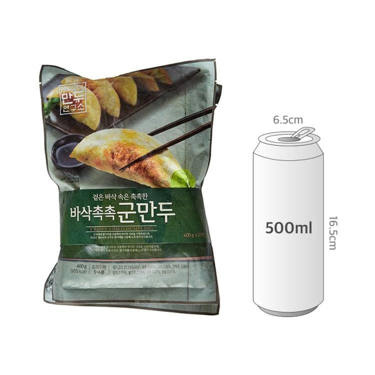 韓國食品-[피코크] 바삭촉촉 군만두 400g*2