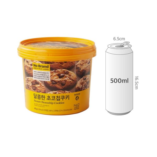 韓國食品-[노브랜드] 달콤한 초코칩쿠키 400g