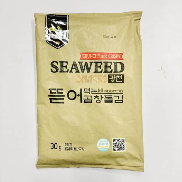 韓國食品-[Crunchy and Crispy] Gwangcheon Seasoned Laver 30g