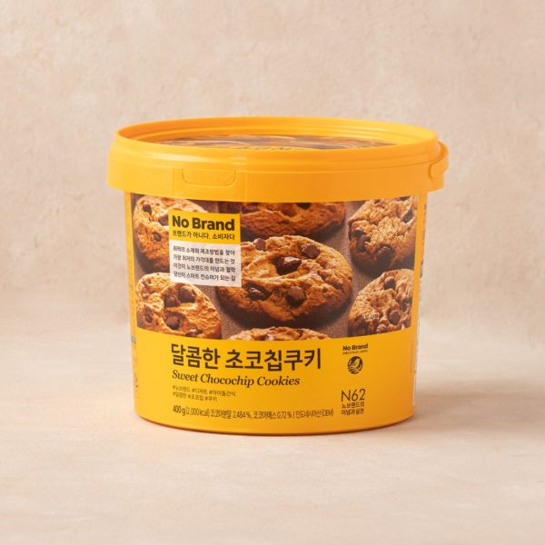 韓國食品-[노브랜드] 달콤한 초코칩쿠키 400g