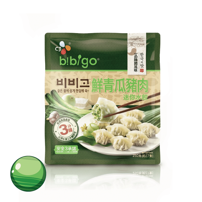 韓國食品-[CJ] Bibigo Fresh Cucumber & Pork Dumpling 250g