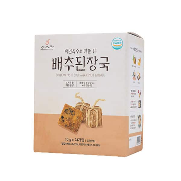 韓國食品-[COSTCO] 白菜大醬湯 湯底磚 10g x 24