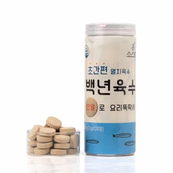 韓國食品-[코스트코] 백년육수 (고체 멸치육수) 360g