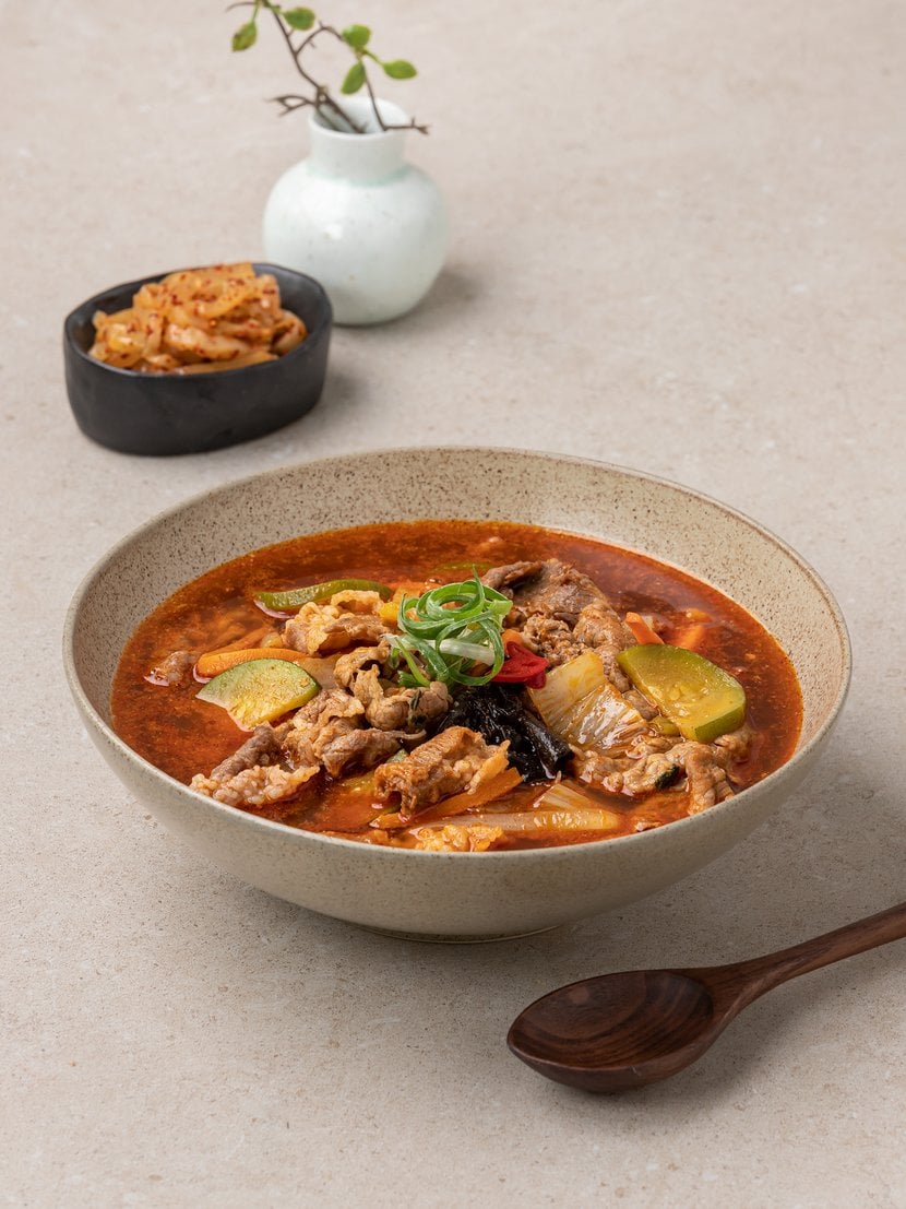 韓國食品-[Peacock] Beef Brisket Spicy Seafood Soup 500g