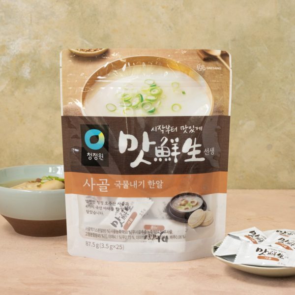 韓國食品-[청정원] 국물내기 한알육수 (사골) 87.5g(3.5g x 25개입)(개별포장)