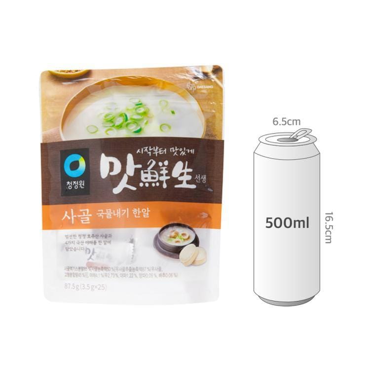 韓國食品-[清淨園] 牛骨湯底粉粒 87.5g (3.5gx25) (獨立包裝)