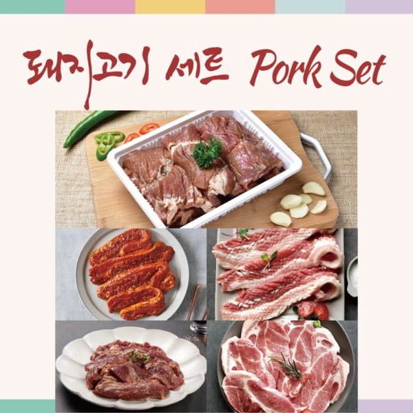 韓國食品-[Chef & Taste] 추석 BBQ 선물 세트 – 돼지고기 세트 (9/9부터 선착순 배송)