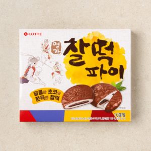 韓國食品-[樂天] 朱古力糯米批 350g(10p)