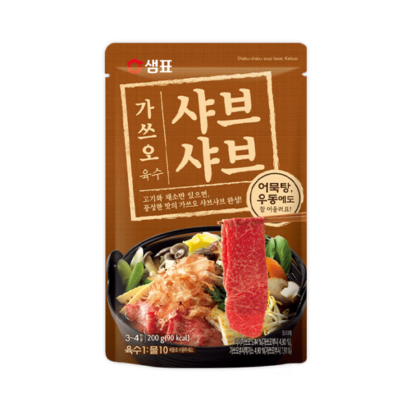 韓國食品-[샘표] 샤브샤브 가쓰오육수 200g