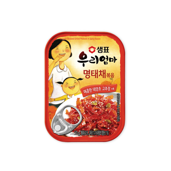 韓國食品-[샘표] 우리엄마 명태채볶음 50g