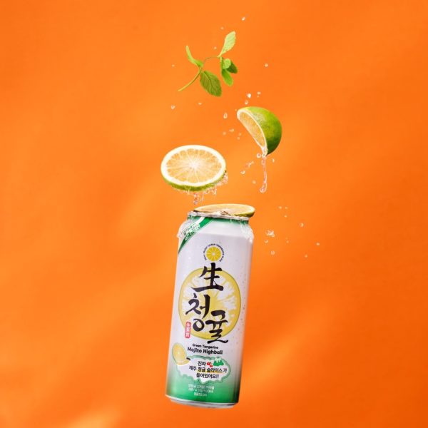 韓國食品-💥Limited Time Sale💥[CU Brewguru] Real Fresh Green Tangerine Mojito Cocktail (4.5% Alcohol) 500ml