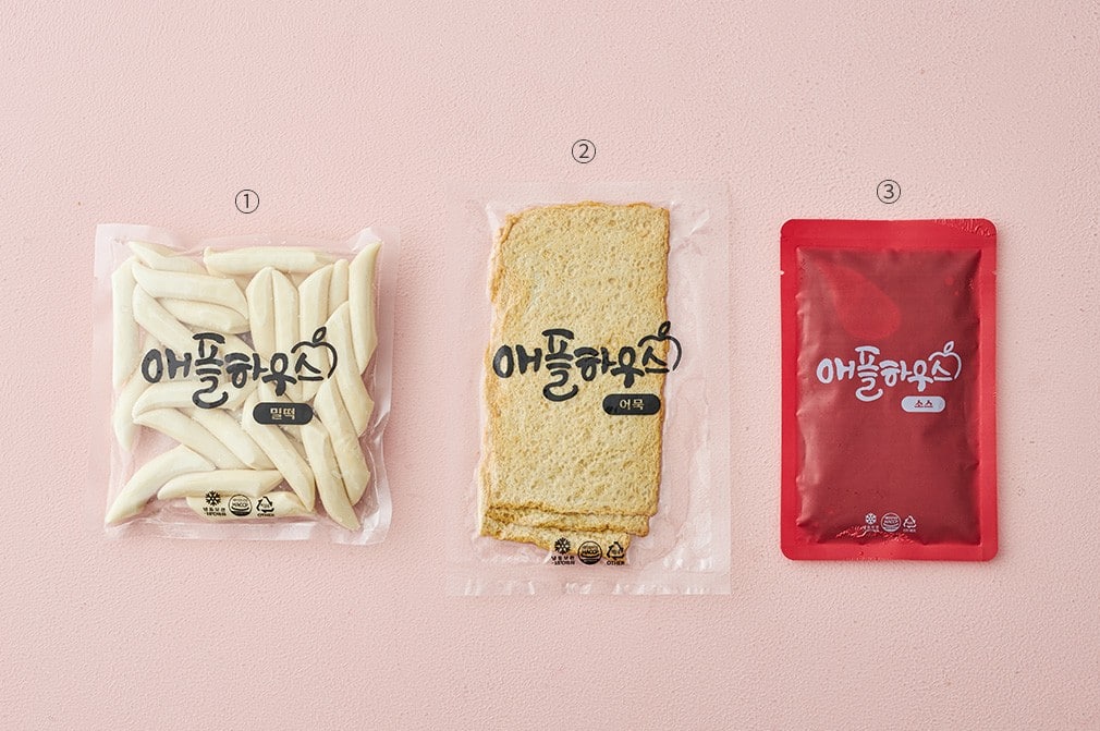 韓國食品-[애플하우스] 일반 떡볶기 530g