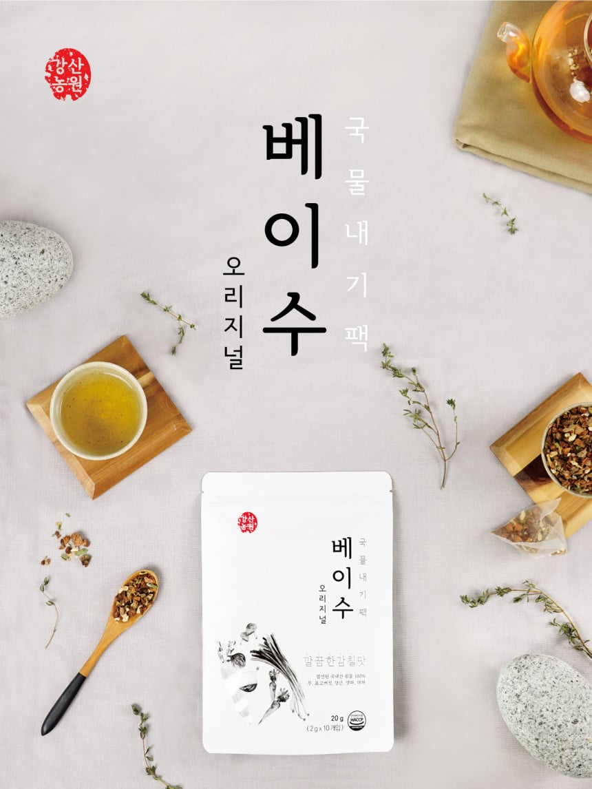 韓國食品-[강산농원] 베이수 국물내기팩 오리지널 20g