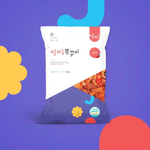 韓國食品-[동우] 얼짱쭈꾸미 매운맛 650g