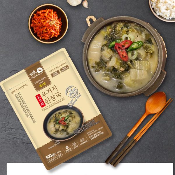 韓國食品-[지리산피아골] 구수한 우거지된장국 500g