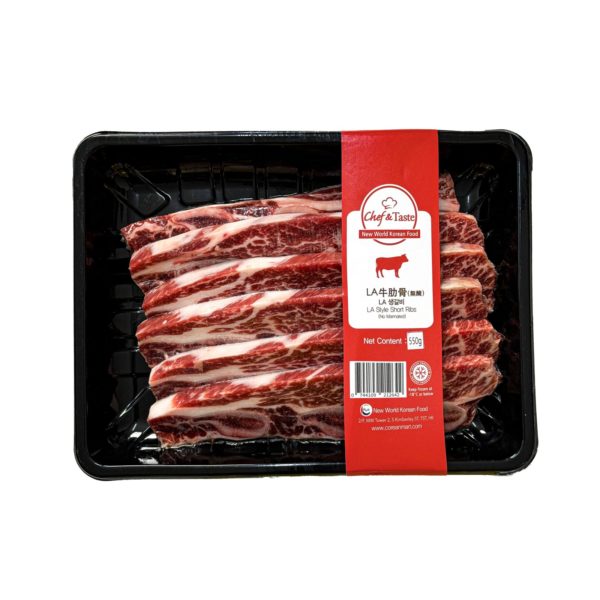 韓國食品-[C&T] LA Style Short Ribs (No Marinated) 550g