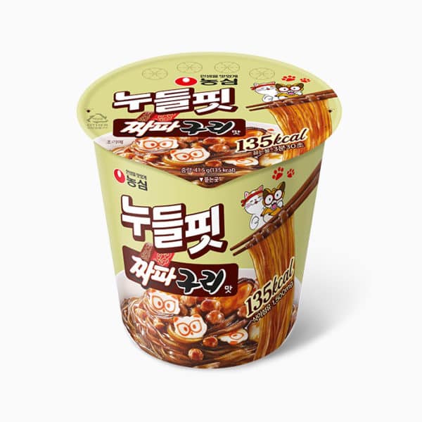 韓國食品-[농심] 누들핏 (짜파구리맛) 41.5g