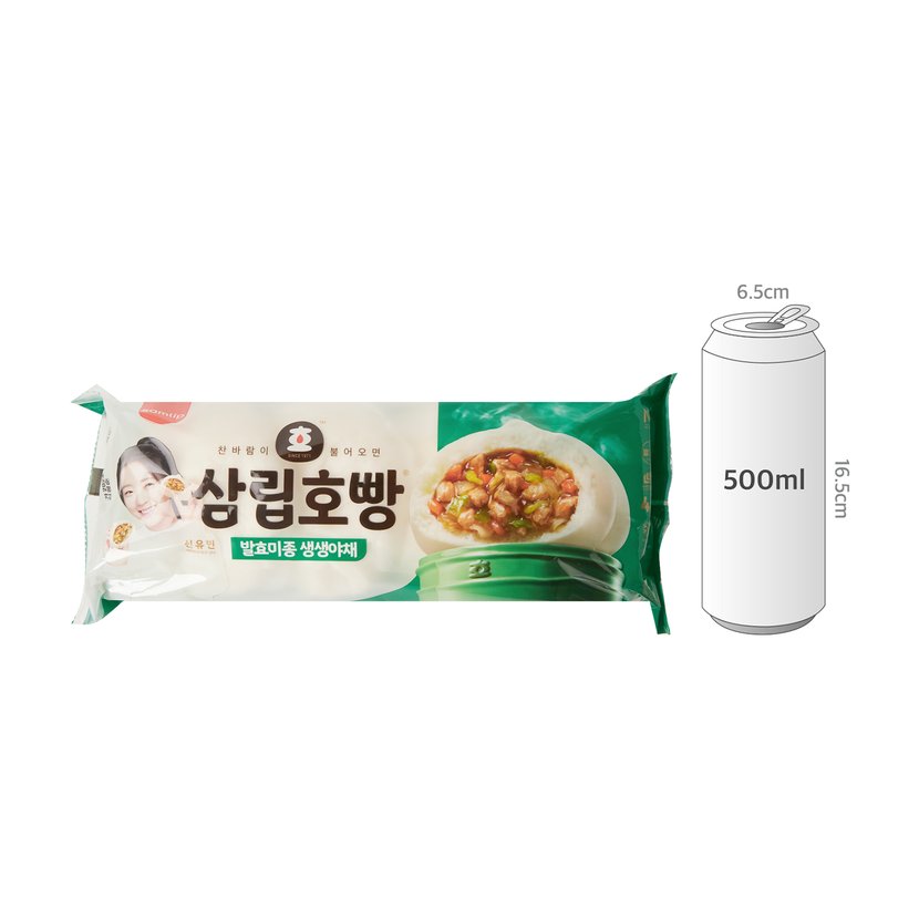 韓國食品-[삼립] 호빵[야채] 360g