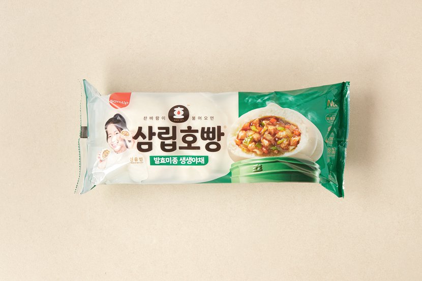 韓國食品-[삼립] 호빵[야채] 360g