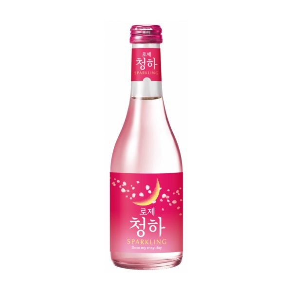 韓國食品-[롯데] 로제 청하 스파클링 295ml (7% 알코올)