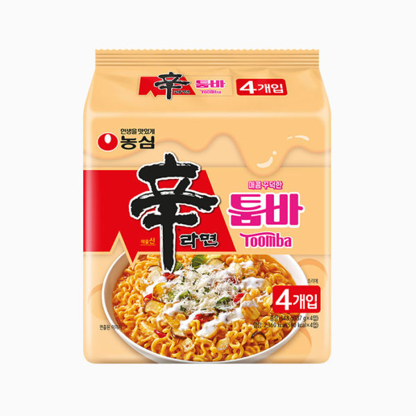 韓國食品-[농심] 신라면 툼바 113g x 4팩