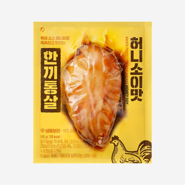 韓國食品-[One Meal Whole Chicken Breast] Honey Soy Flavor 100g (1 pack)