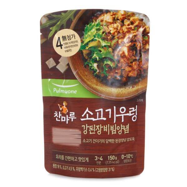 韓國食品-[풀무원] 소고기우렁강된장비빔양념 150g