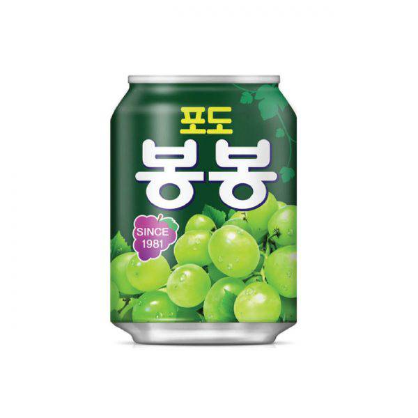 韓國食品-[Haitai] Grape Bongbong 238ml