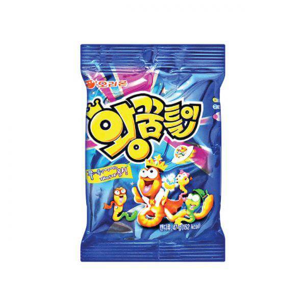 韓國食品-[오리온] 왕꿈틀이 80g