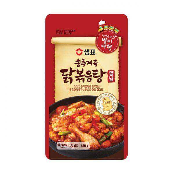 韓國食品-[膳府] 松湫山谷炒辣燉雞湯調味醬 180g